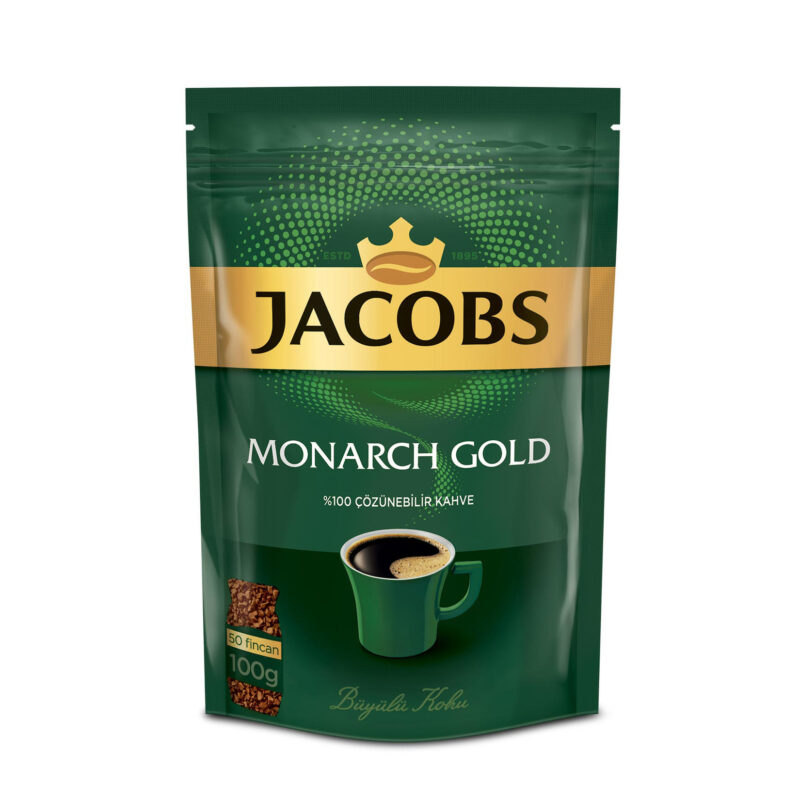 قهوه فوری گلد جاکوبز مدل مونارک پاکت 100 گرمی